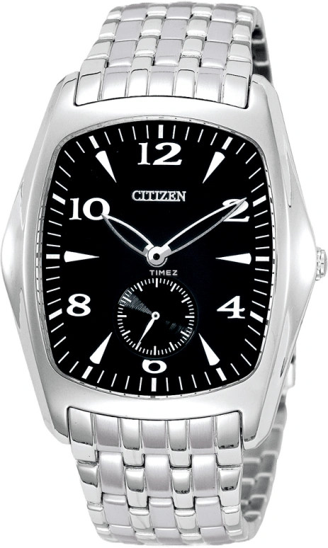 Citizen,Quartz ,Stainless Steel,Black,In-house Caliber,Hardlex,Crystal Glass,BE9131,BE9131-58E