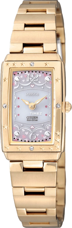 Citizen,Quartz ,Stainless Steel,Rose Gold,Crystal Glass,Rose Gold,EW9512,EW9512-56A