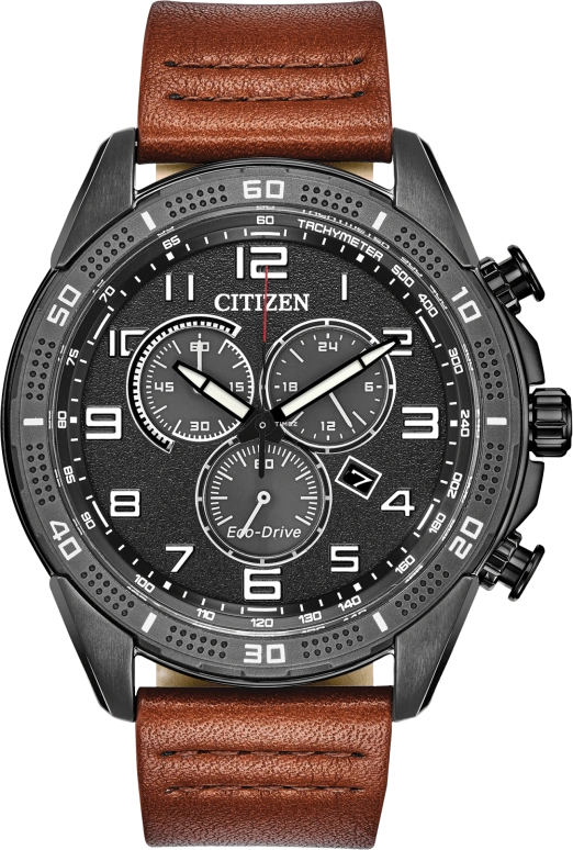 Citizen,Other 45mm,45mm,Stainless Steel,Black,Quartz,AT2447,AT2447-01E