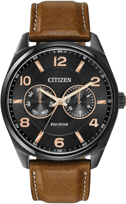 Citizen,Eco-Drive 43mm,43mm,Stainless Steel,Black,Quartz,In-house Caliber,Sapphire,Crystal Glass,AO9025,AO9025-05E