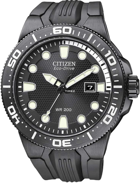 Citizen,Eco-Drive 45mm,45mm,Stainless Steel,Black,Quartz,BN0095,BN0095-08E