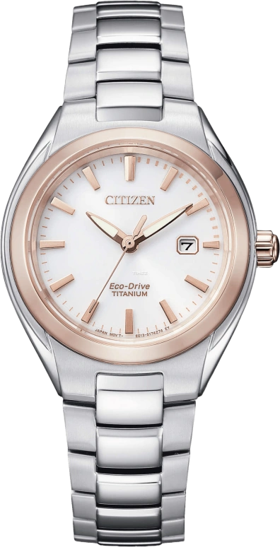Citizen,Eco-Drive 31mm,31mm,Titanium,White,Quartz,EW2616,EW2616-83A