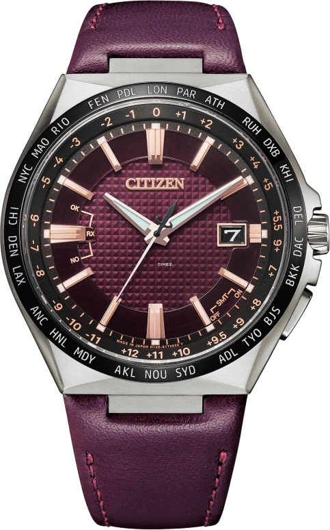 Citizen,Eco-Drive 43mm,43mm,Titanium,Purple,Quartz,In-house Caliber,Sapphire,CB0216,CB0216-07W