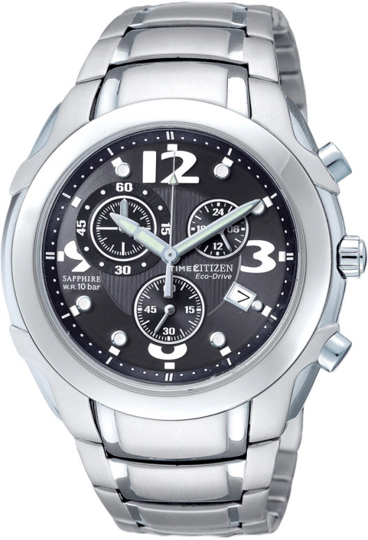 Citizen,Eco-Drive ,Stainless Steel,Black,Sapphire,AT0341,AT0341-54E