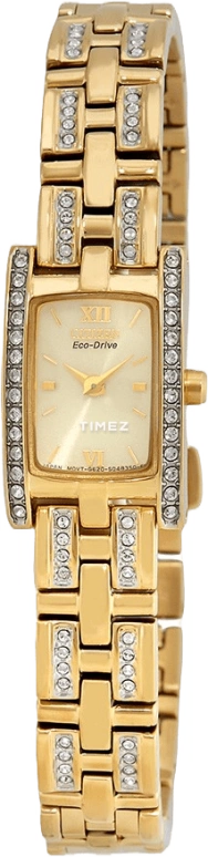Citizen,Other 15mm,15mm,Stainless Steel,Champagne,Quartz,EG2352,EG2352-52P