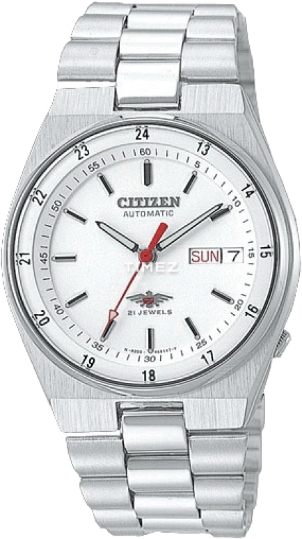 Citizen,Other 36mm,36mm,Stainless Steel,White,Hardlex,Crystal Glass,NH6350,NH6350-50AB