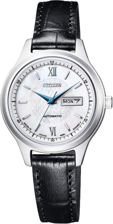 Citizen,Other 29mm,29mm,Stainless Steel,White,Automatic,PD7150,PD7150-03A
