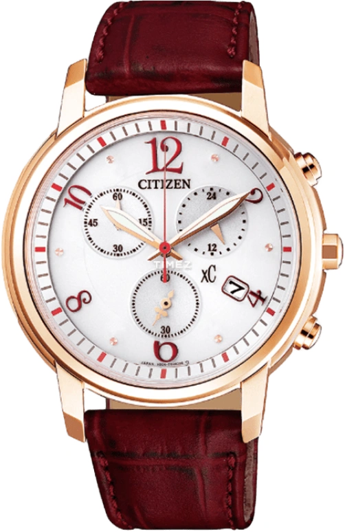 Citizen,Eco-Drive 38.10mm,38.10mm,Stainless Steel,Rose Gold,White,Quartz,In-house Caliber,Sapphire,FB1432,FB1432-12A