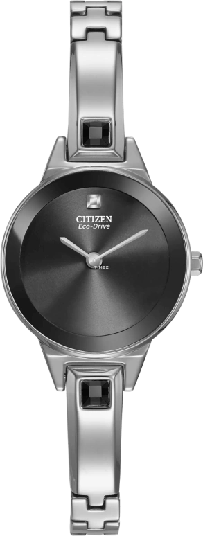 Citizen,Eco-Drive 23mm,23mm,Stainless Steel,Black,Quartz,In-house Caliber,Sapphire,Crystal Glass,EX1320,EX1320-54E