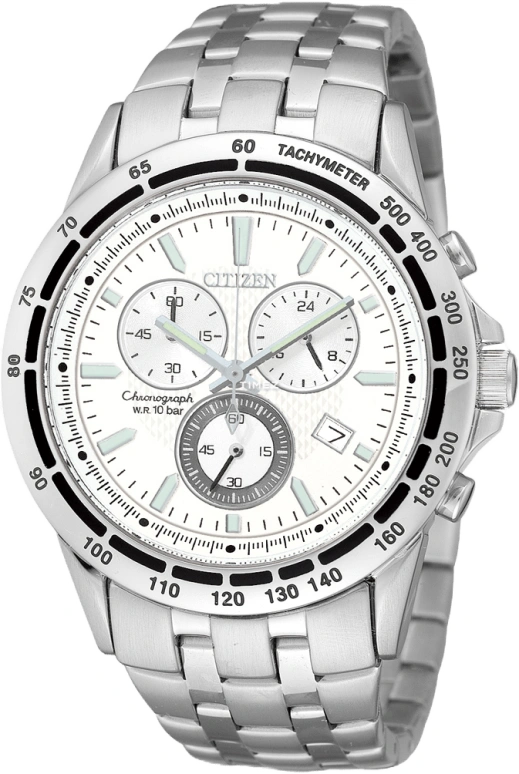 Citizen,Quartz ,Stainless Steel,White,Hardlex,Crystal Glass,AN7027,AN7027-58A