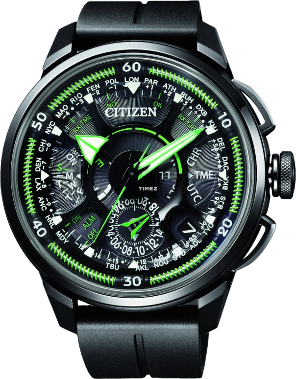 Citizen,Eco-Drive 48.30mm,48.30mm,Titanium,Black,In-house Caliber,Sapphire,Crystal Glass,ct,CC7005,CC7005-16E