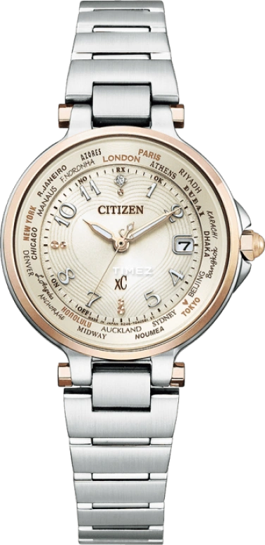 Citizen,Quartz 29mm,29mm,Stainless Steel,White,Quartz,In-house Caliber,Sapphire,EC1015,EC1015-53A