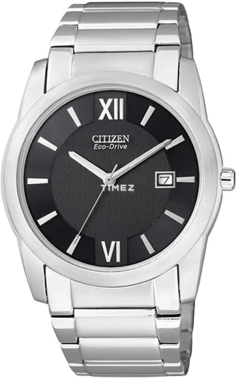 Citizen,Eco-Drive 38mm,38mm,Stainless Steel,Black,Quartz,Day,In-house Caliber,BM6501,BM6501-53E