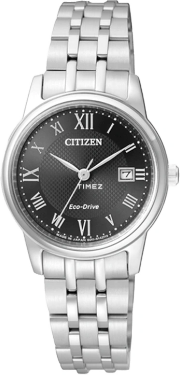 Citizen,Eco-Drive 27.60mm,27.60mm,Stainless Steel,Black,Sapphire,Crystal Glass,EW2310,EW2310-59E