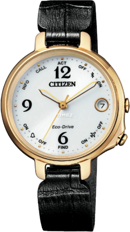 Citizen,Eco-Drive 33mm,33mm,Stainless Steel,White,Quartz,In-house Caliber,Sapphire,Crystal Glass,EE4022,EE4022-16A