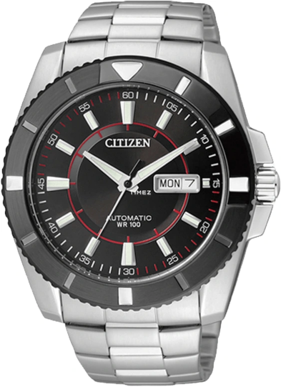 Citizen,Other 42mm,42mm,Stainless Steel,Black,Automatic,NP4009,NP4009-54E
