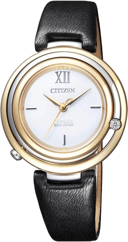 Citizen,Quartz 32.20mm,32.20mm,Stainless Steel,White,Quartz,EM0656,EM0656-23A