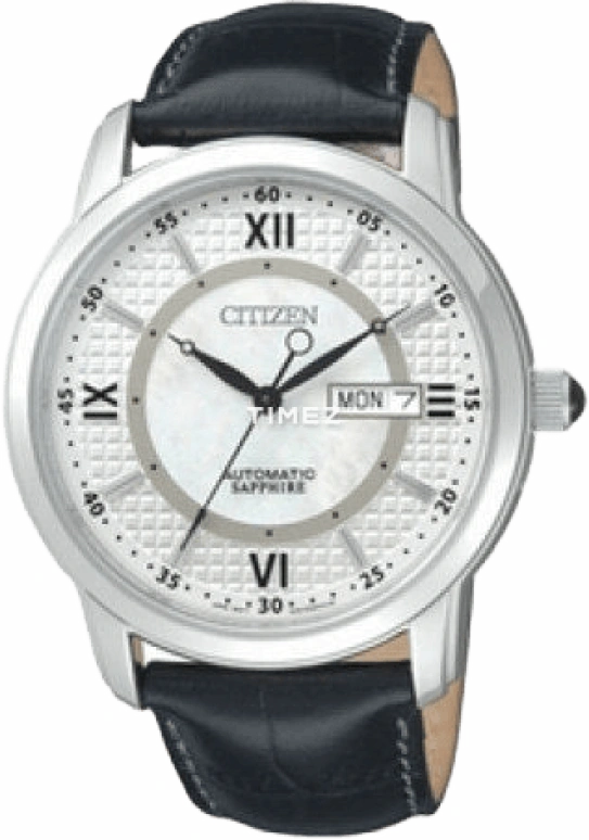 Citizen,Other 40mm,40mm,Stainless Steel,White,Sapphire,Crystal Glass,Open,NH8300,NH8300-06A