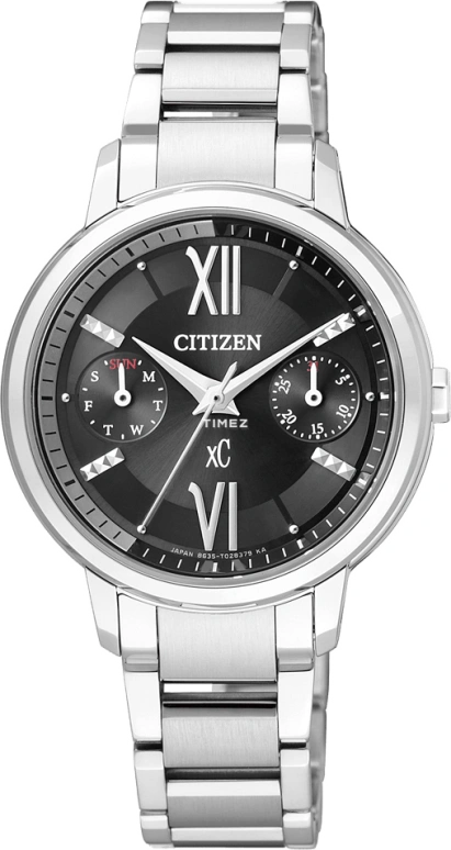 Citizen,Eco-Drive 31mm,31mm,Stainless Steel,Black,Quartz,In-house Caliber,Sapphire,Crystal Glass,FD1010,FD1010-53E