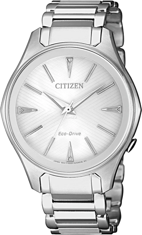 Citizen,Other 36.90mm,36.90mm,Stainless Steel,White,Quartz,EM0597,EM0597-80A