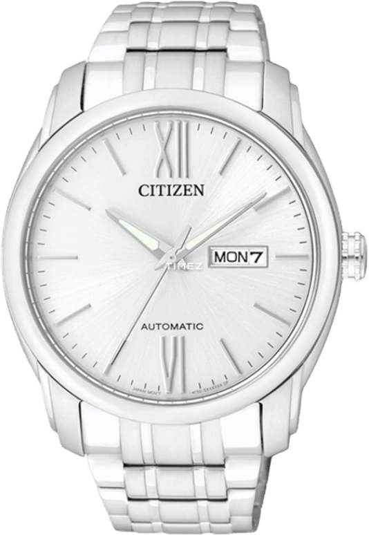 Citizen,Other 42mm,42mm,Stainless Steel,Silver,Automatic,NP4050,NP4050-51A
