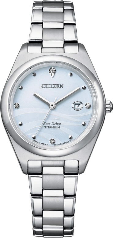 Citizen,Eco-Drive 30mm,30mm,Titanium,White,Quartz,EW2600,EW2600-83A