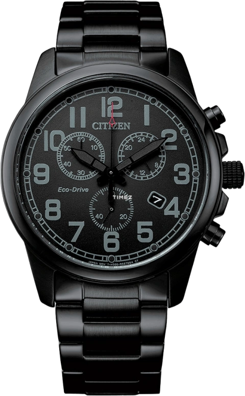 Citizen,Eco-Drive 39mm,39mm,Stainless Steel,Black,Quartz,In-house Caliber,AT0205,AT0205-52E