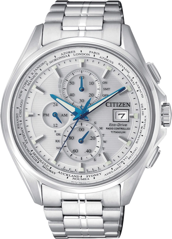 Citizen,Other 44mm,44mm,Titanium,White,Quartz,AT8130,AT8130-56A
