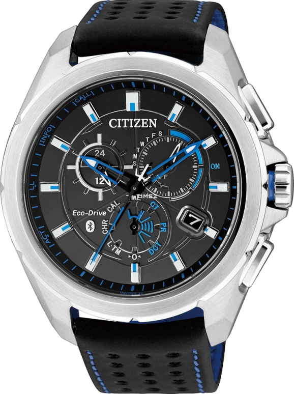 Citizen,Eco-Drive 46mm,46mm,Stainless Steel,Black,Sapphire,Closed,AT7036,AT7036-09E