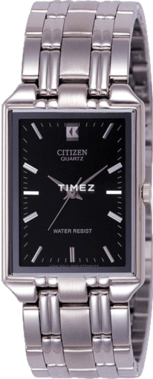Citizen,Quartz 32x24mm,32x24mm,Stainless Steel,Black,In-house Caliber,Hardlex,Crystal Glass,BA3130,BA3130-59E