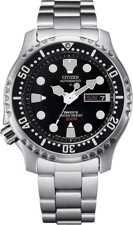 Citizen,Other 42mm,42mm,Stainless Steel,Black,Handwound,NY0040,NY0040-50E