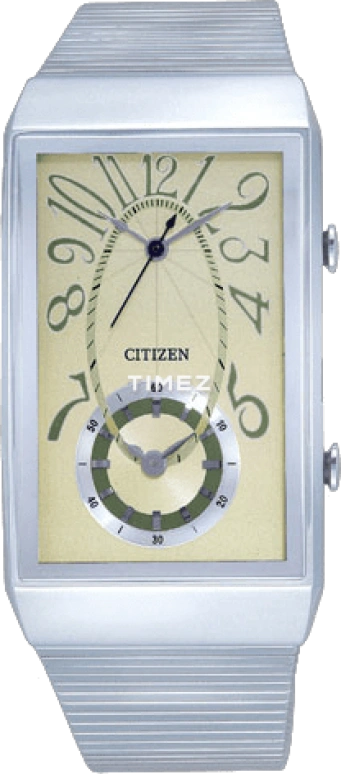 Citizen,Other 45x26mm,45x26mm,Stainless Steel,Yellow,Quartz,In-house Caliber,Hardlex,Crystal Glass,EX0260,EX0260-50W