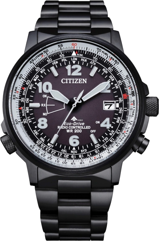 Citizen,Eco-Drive 43mm,43mm,Stainless Steel,Black,Quartz,CB0245,CB0245-84E