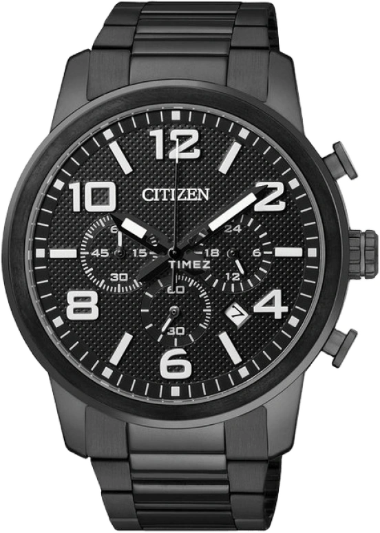 Citizen,Quartz 42mm,42mm,Stainless Steel,Black,Quartz,AN8055,AN8055-57E