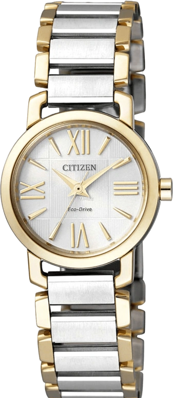 Citizen,Eco-Drive 23mm,23mm,Stainless Steel,White,Quartz,In-house Caliber,Sapphire,Crystal Glass,EP5884,EP5884-57A