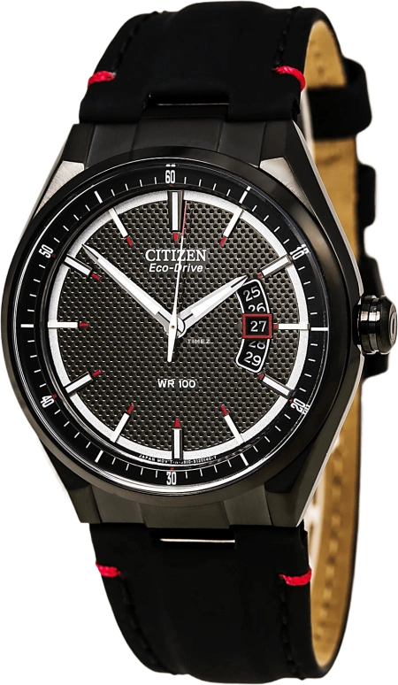 Citizen,Eco-Drive 41mm,41mm,Stainless Steel,Black,Quartz,AW1135,AW1135-01E