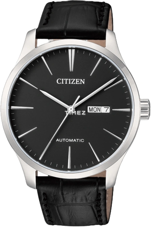 Citizen,Other 40.30mm,40.30mm,Stainless Steel,Black,Hardlex,Crystal Glass,NH8350,NH8350-08EB