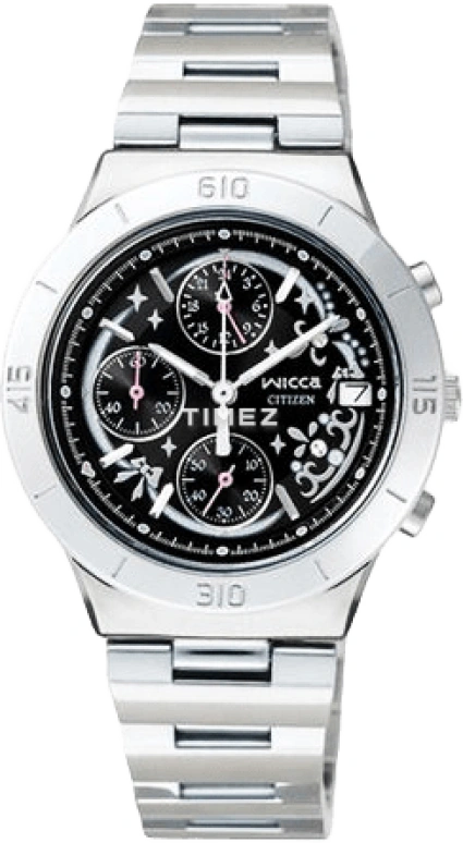 Citizen,Quartz 32mm,32mm,Stainless Steel,Black,Hardlex,Crystal Glass,FA1006,FA1006-68E