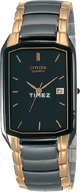 Citizen,Quartz 33x25mm,33x25mm,Stainless Steel,Black,Quartz,In-house Caliber,Hardlex,Crystal Glass,AF1384,AF1384-57F