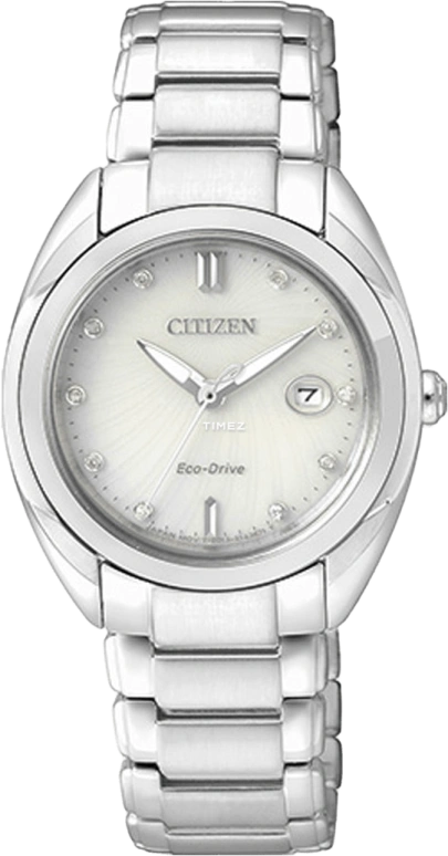 Citizen,Other 32mm,32mm,Stainless Steel,White,In-house Caliber,Sapphire,Crystal Glass,EM0310,EM0310-61A