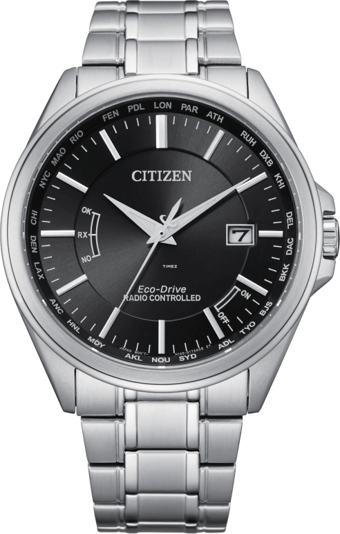 Citizen,Eco-Drive 43mm,43mm,Stainless Steel,Black,Quartz,In-house Caliber,Sapphire,CB0250,CB0250-84E