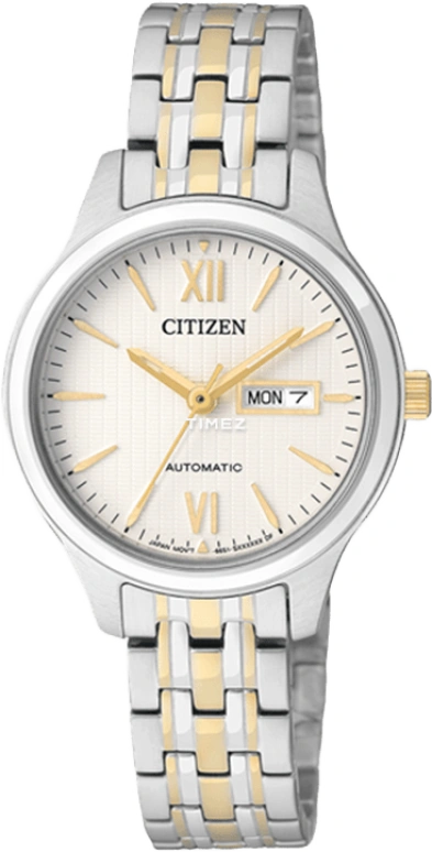 Citizen,Other 29mm,29mm,Stainless Steel,White,Sapphire,Crystal Glass,PD7134,PD7134-51AB