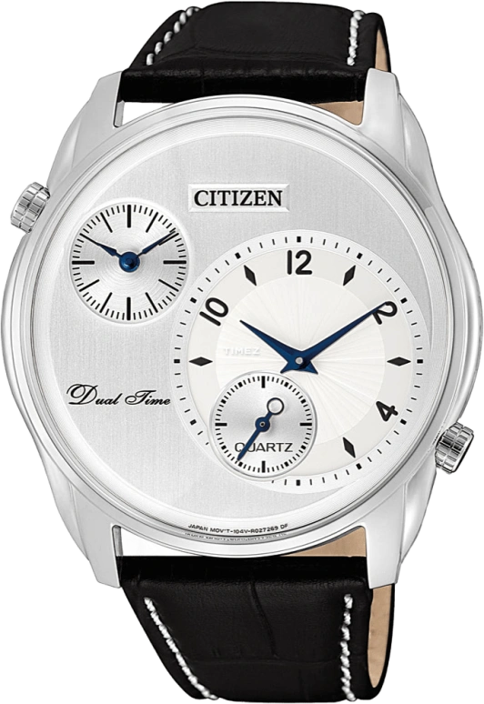 Citizen,Quartz 44mm,44mm,Stainless Steel,White,Quartz,AO3030,AO3030-24A