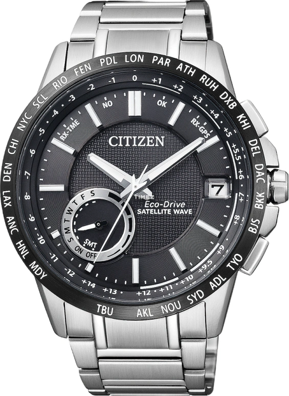 Citizen,Eco-Drive 43.30mm,43.30mm,Stainless Steel,Black,Quartz,In-house Caliber,Sapphire,Crystal Glass,CC3007,CC3007-55E