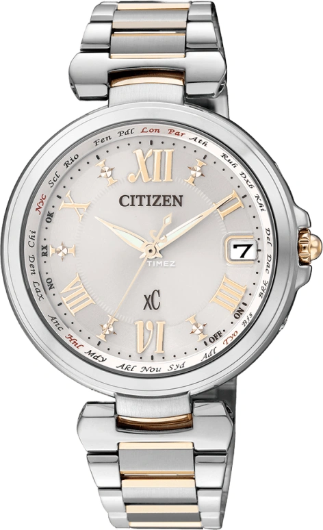 Citizen,Quartz 36mm,36mm,Stainless Steel,Rose Gold,Sapphire,Crystal Glass,Rose Gold,EC2004,EC2004-54A