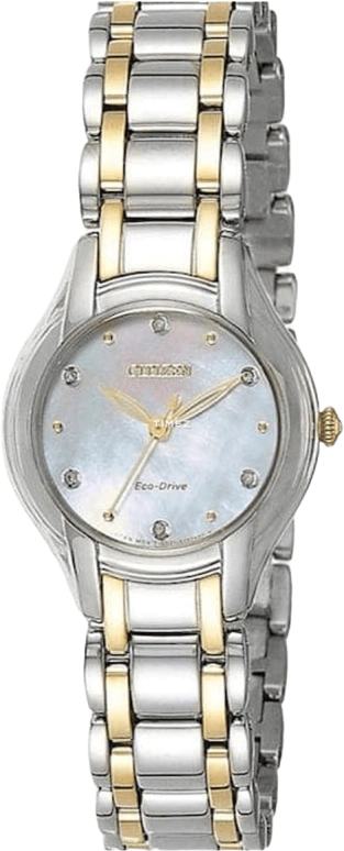 Citizen,Eco-Drive 26mm,26mm,Stainless Steel,Silver,Quartz,Sapphire,Crystal Glass,Round,EM0284,EM0284-51D