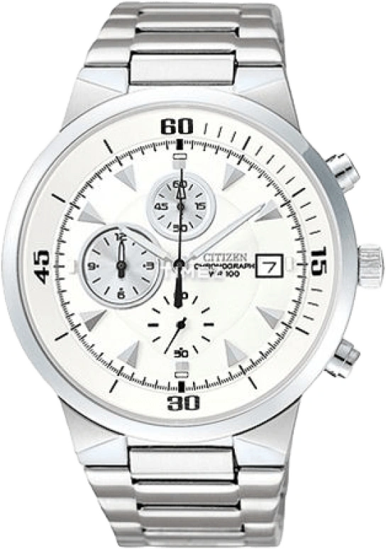 Citizen,Quartz 40mm,40mm,Stainless Steel,White,Quartz,AN3377,AN3377-58A