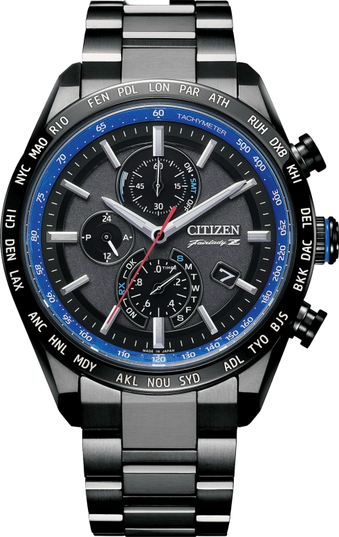 Citizen,Other 42mm,42mm,Titanium,Black,Quartz,AT8185,AT8185-97E