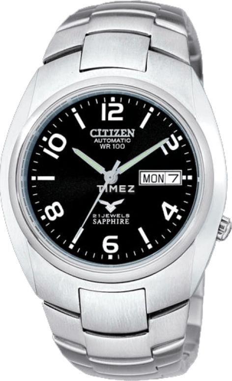 Citizen,Other 38mm,38mm,Stainless Steel,Black,Sapphire,Open,NH8120,NH8120-59EB