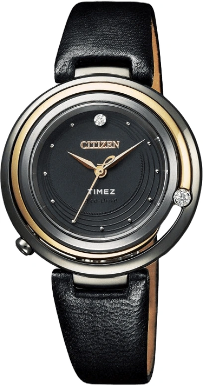 Citizen,Quartz 32.20mm,32.20mm,Stainless Steel,Black,Quartz,EM0659,EM0659-25E